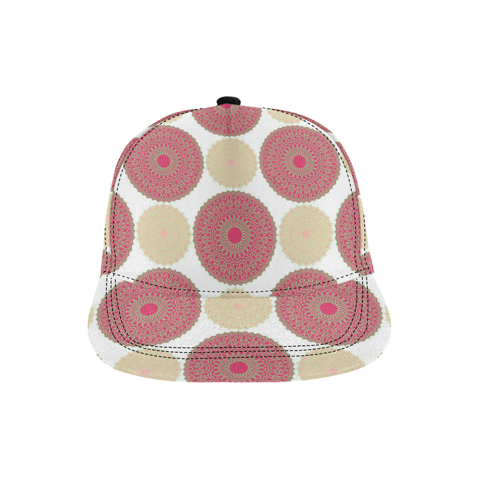 Circle indian pattern All Over Print Snapback Cap