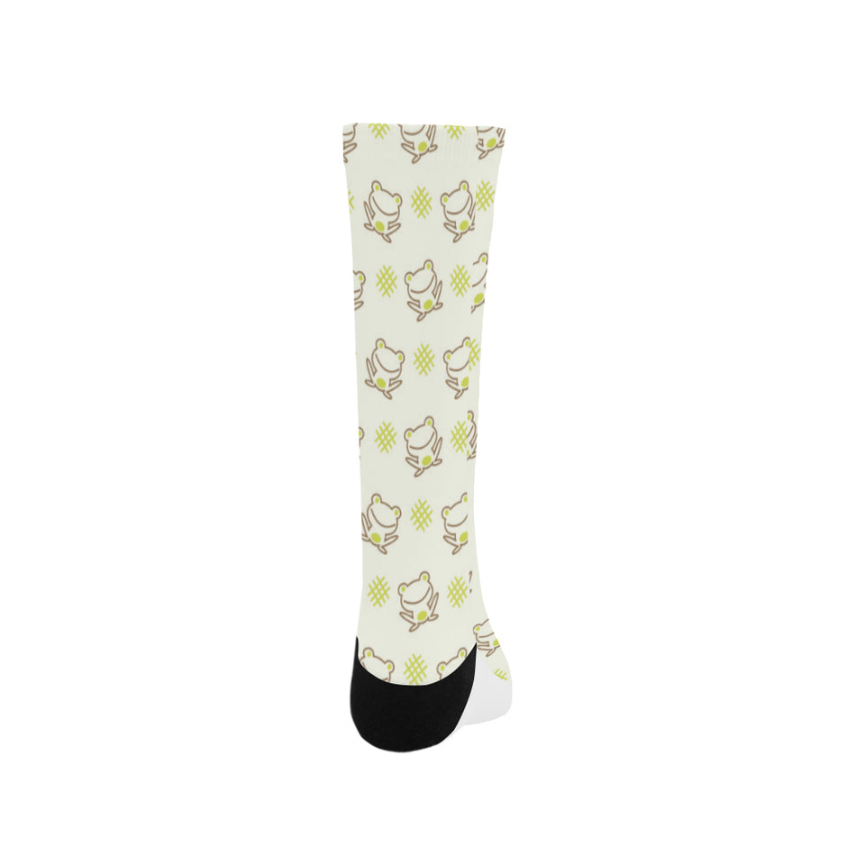 Cute cartoon frog baby pattern Crew Socks