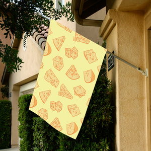 Cheese design pattern House Flag Garden Flag