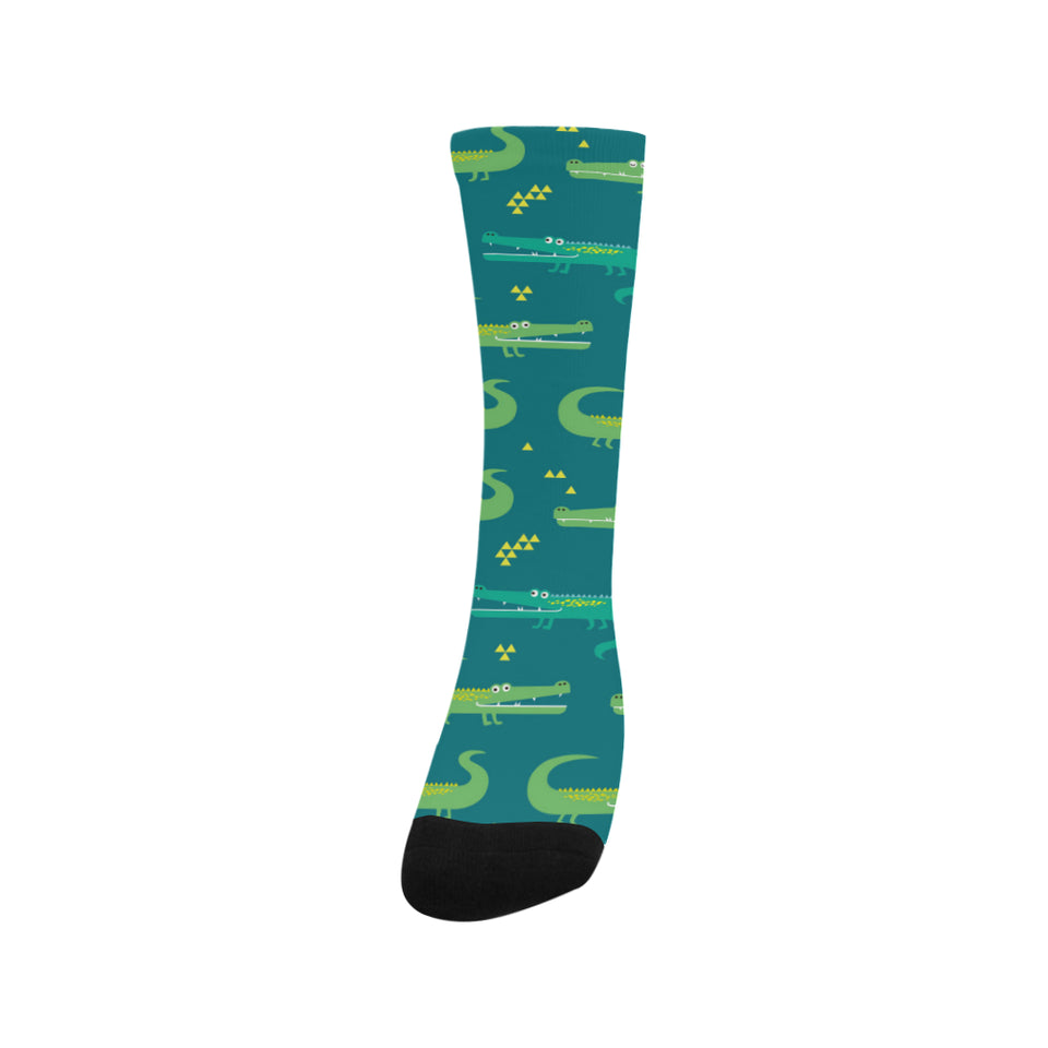 Crocodile pattern Crew Socks