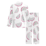 dragon fruit pattern Men's Long Pajama Set