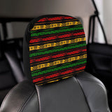 Canabis Marijuana Weed Pattern Print Design 04 Car Headrest Cover