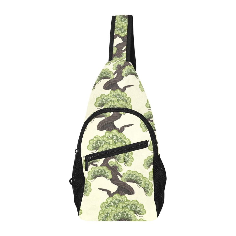 Bonsai pattern All Over Print Chest Bag