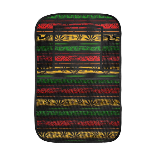 Canabis Marijuana Weed Pattern Print Design 04 Car Seat Back Organizer