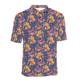 Goldfish Pattern Print Design 05 Men's All Over Print Polo Shirt