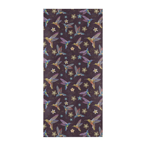 Hummingbird Pattern Print Design 04 Beach Towel