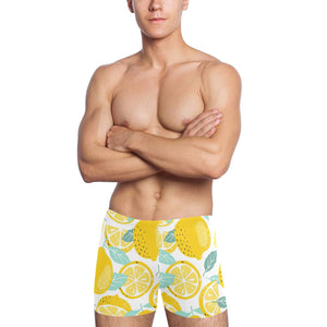 lemon design pattern Men's Swimming Trunks