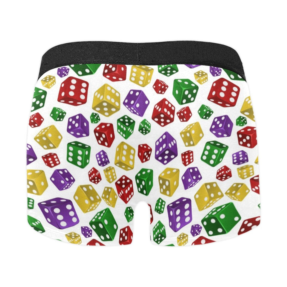 Dice Pattern Print Design 03 Men's All Over Print Boxer Briefs Men's Underwear