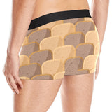 Bread Toast Pattern Print Design 04 Men's All Over Print Boxer Briefs Men's Underwear