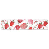 watercolor hand drawn beautiful strawberry pattern Table Runner