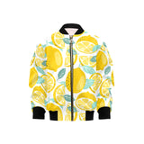 lemon design pattern Kids' Boys' Girls' Bomber Jacket
