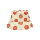 Tomato dot background Unisex Bucket Hat