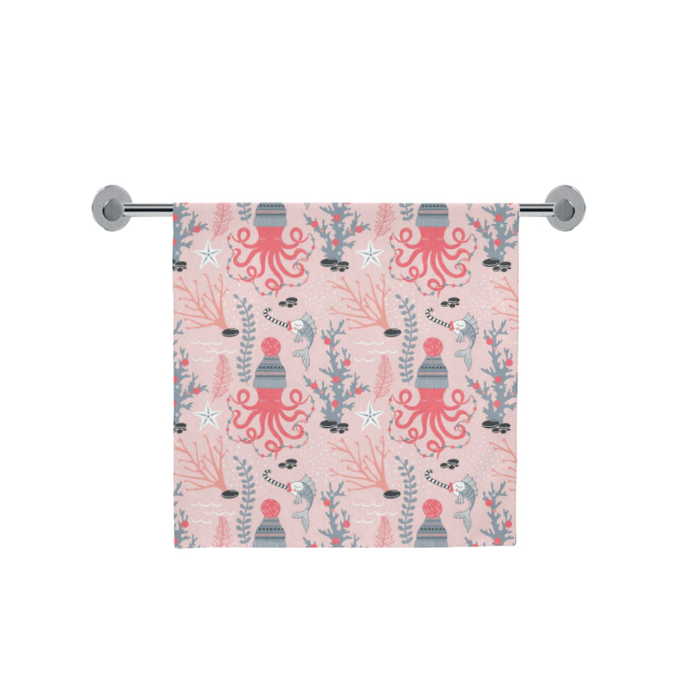 Octopus winter hat garland Fish candy Seaweed Cora Bath Towel