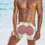 Circle indian pattern Men's Swimming Trunks