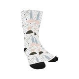 Polar bears star poka dot pattern Crew Socks