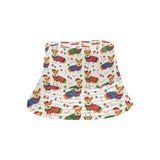 Corgi Christmas Pattern Unisex Bucket Hat