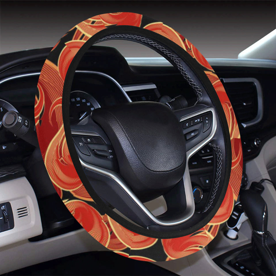 Fire flame pattern Car Steering Wheel Cover