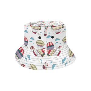 Hot air balloon pattern Unisex Bucket Hat