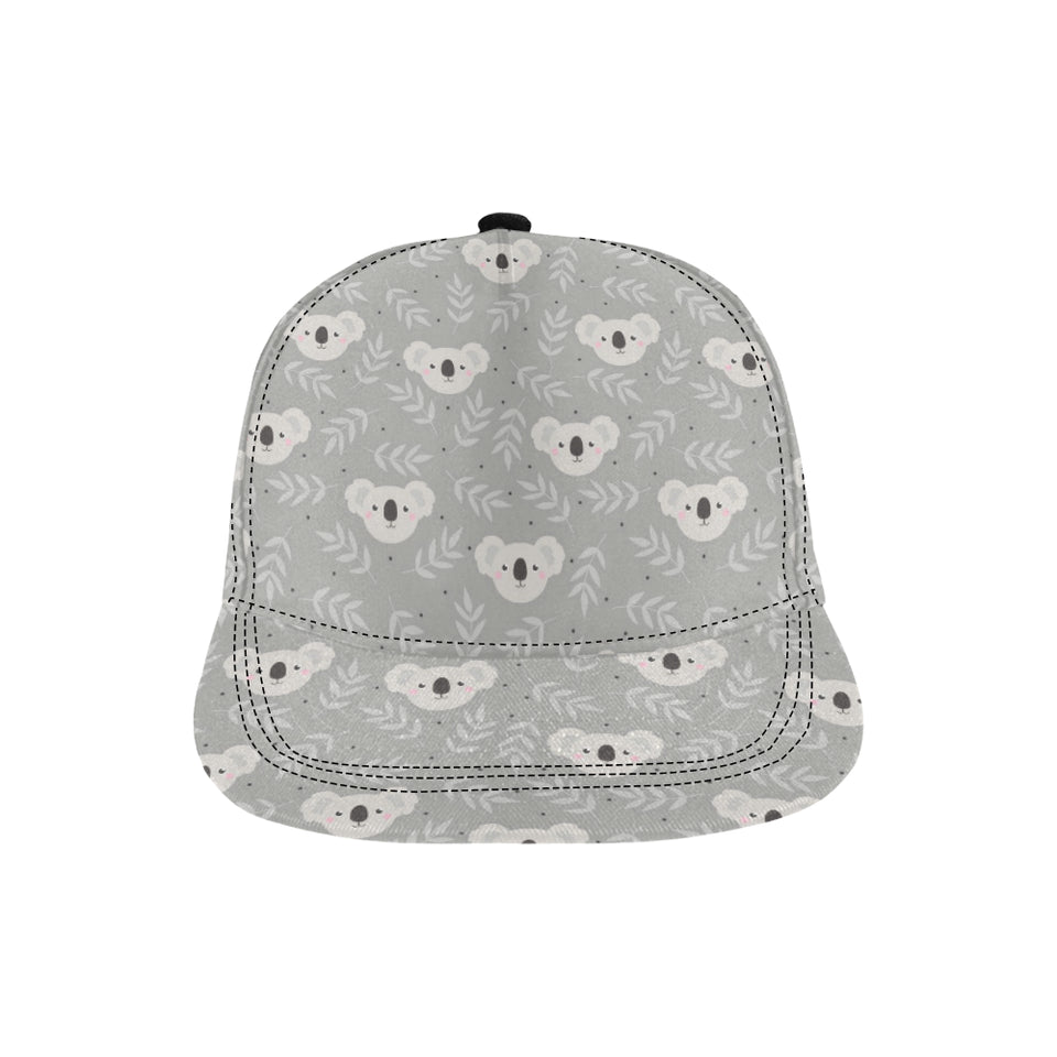 Cute koala leaves pattern All Over Print Snapback Cap