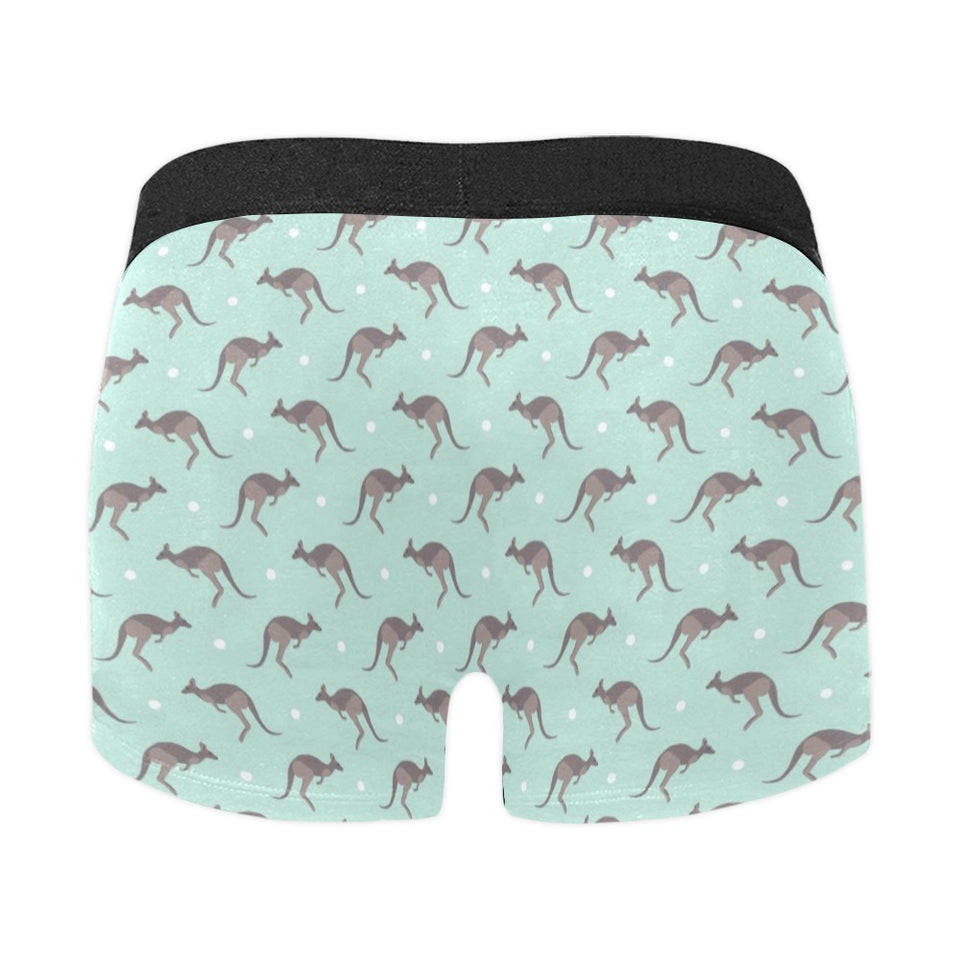 Kangaroo pattern background Men's All Over Print Boxer Briefs Men's Underwear