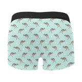 Kangaroo pattern background Men's All Over Print Boxer Briefs Men's Underwear