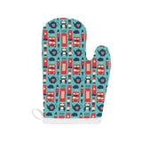 British Pattern Print Design 04 Heat Resistant Oven Mitts