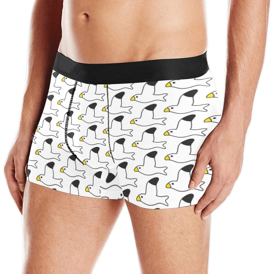 Seagull Pattern Print Design 05 Men's All Over Print Boxer Briefs Men's Underwear