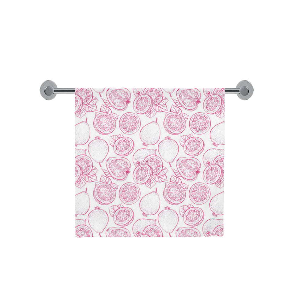 Sketch guava pattern Bath Towel