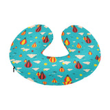 Hot Air Balloon Sky Pattern U-Shaped Travel Neck Pillow