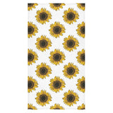 sunflowers design pattern Bath Towel