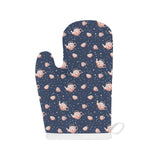 Tea pots Pattern Print Design 04 Heat Resistant Oven Mitts