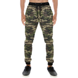 Dark Green camouflage pattern Unisex Casual Sweatpants