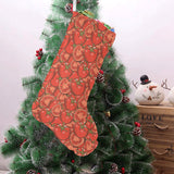 Red Tomato Pattern Christmas Stocking