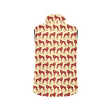 Greyhound Pattern Print Design 04 Men's Padded Vest