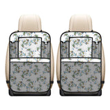 Peacock feather pattern Car Seat Back Organizer