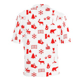 Canada Pattern Print Design 04 Men's All Over Print Polo Shirt
