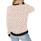 peanuts texture pattern Women's Crew Neck Sweatshirt