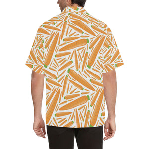 Carrot Pattern Print Design 02 Men's All Over Print Hawaiian Shirt (Model T58)