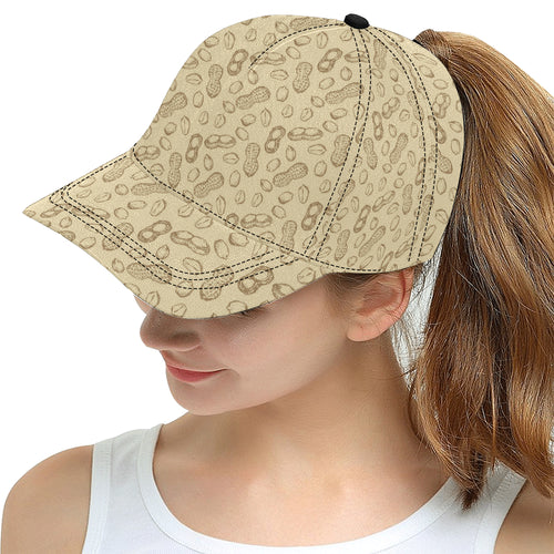 hand drawn peanuts pattern All Over Print Snapback Cap