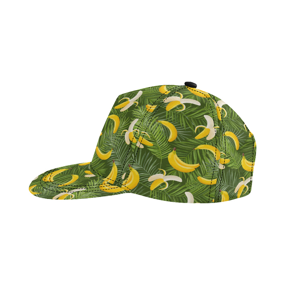 Banana Palm Leaves pattern All Over Print Snapback Cap