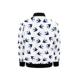 Swallow Pattern Print Design 03 Kids' Boys' Girls' Bomber Jacket
