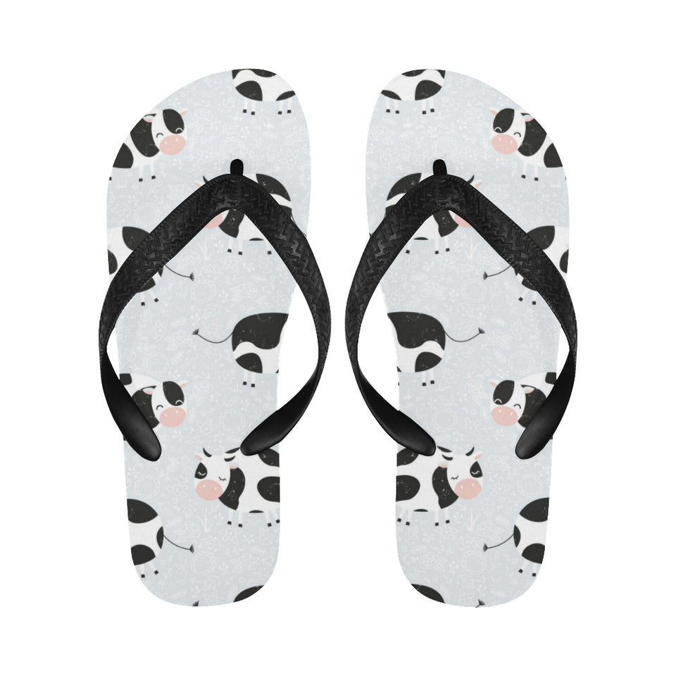 Cute cows pattern Unisex Flip Flops
