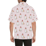 Cute Shiba Inu Dog Apple pattern Men's All Over Print Hawaiian Shirt