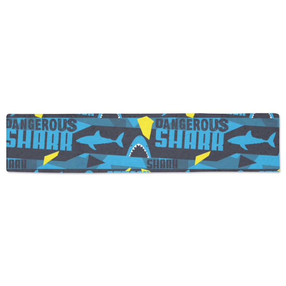 Shark dangerous Table Runner
