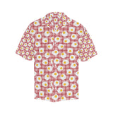 Fried Eggs Pattern Print Design 03 Men's All Over Print Hawaiian Shirt (Model T58)