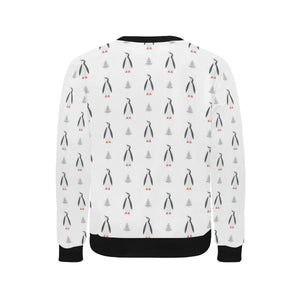 Penguin pattern Men's Crew Neck Sweatshirt