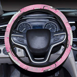 Piano Pattern Print Design 01 Car Steering Wheel Cover