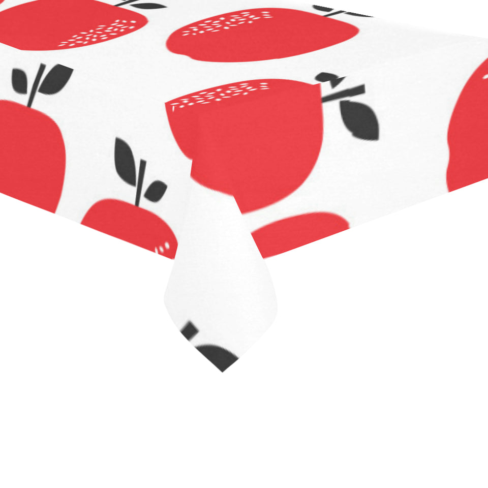 red apples white background Tablecloth