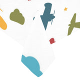 Airplane star cloud colorful Tablecloth