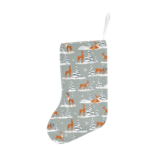 Beautiful deers Winter Christmas Christmas Stocking